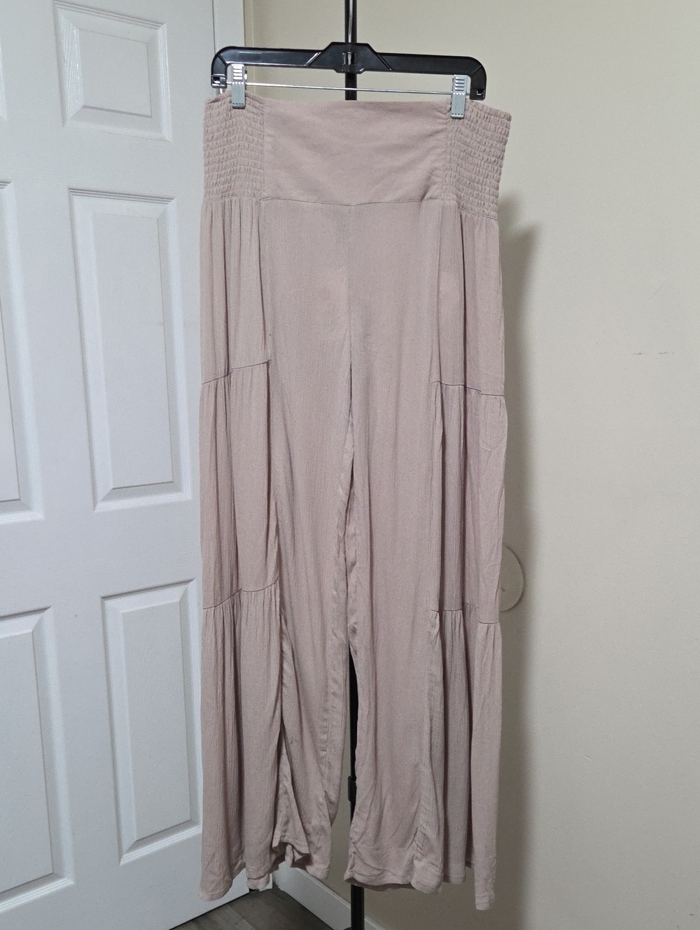 Nwt Streetwear Society Wide-Leg Palazzo Pants - Dusty Rose
